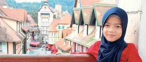 Good old Europe. Colmar tropicale – nicht nur für diese malaiische Besucherin eine beschauliche kleine Welt. 