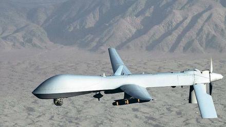 Drohnenflug. Auch Forscher an deutschen Hochschulen tüfteln an Kriegsgerät (im Bild die US-Drohne „MQ-1 Predator“).