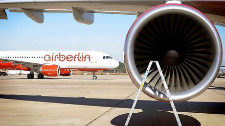 Kreative Lösungen sind gefragt, damit die Maschinen von Air Berlin nicht irgendwann ganz am Boden bleiben müssen.