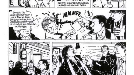 Aus der Zeit gefallen: Eine Seite aus dem Buch.
