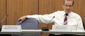 Unter Druck. Brandenburgs Ministerpräsident Matthias Platzeck