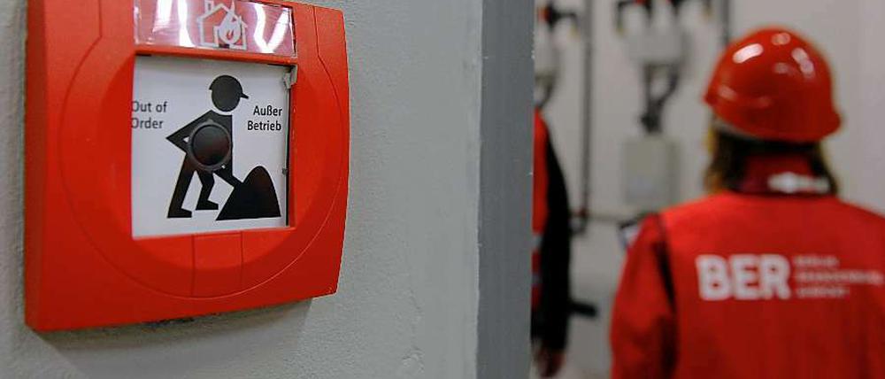 Die Brandschutzanlage am neuen Flughafen macht schon wieder Ärger.