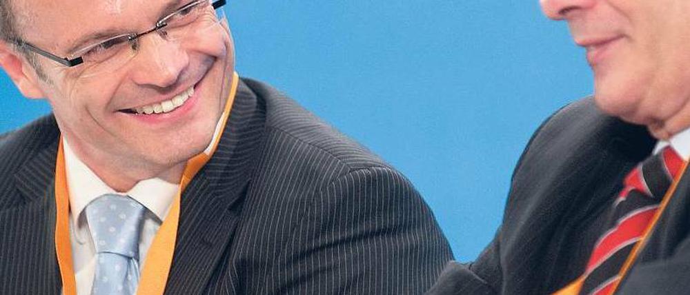 Spitzentreffen. Michael Schierack ist der vierte CDU-Chef nach der Ära von Jörg Schönbohm. Foto: dapd