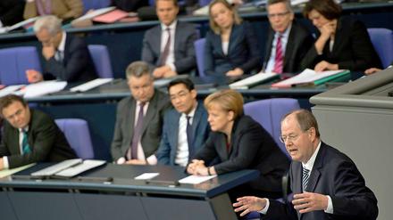 Begabter Redner. SPD-Kanzlerkandidat Peer Steinbrück