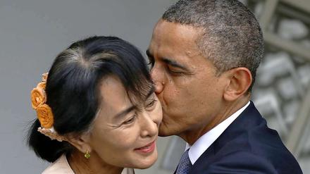 Barack Obama und Aung San Suu Kyi.