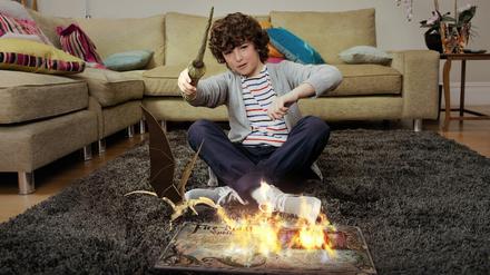 Im Wonderbook wird der Spieler zum Teil der Handlung.