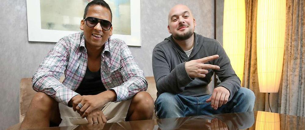 Xavier Naidoo (links) und Kool Savas haben sich mit einem angeblich volksverhetzenden Songtext eine Anzeige eingehandelt. Sie fühlen sich falsch verstanden.