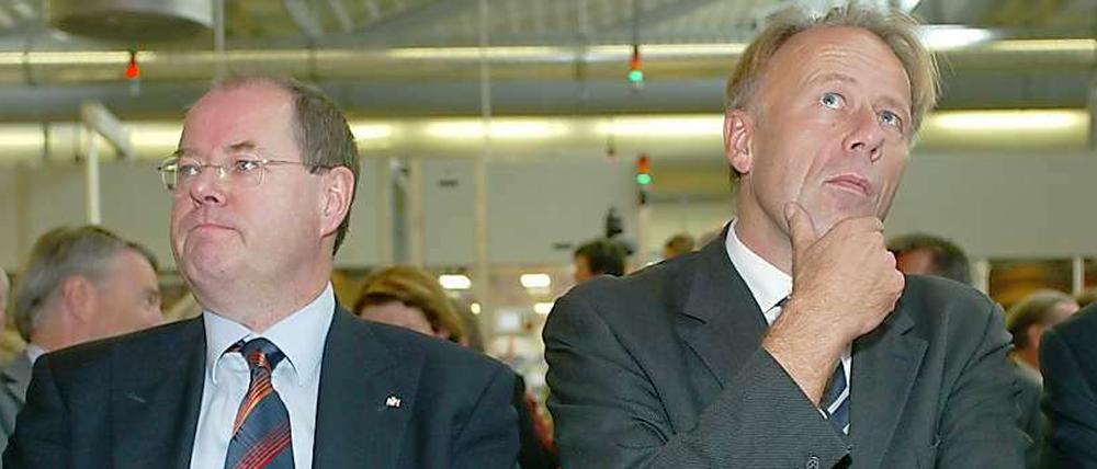 Passt das? Peer Steinbrück, Kanzlerkandidat der SPD, und Jürgen Trittin einer der beiden Spitzenkandidaten der Grünen.