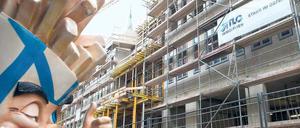 Steine im Paket. Nach langer Zeit verkauft der Bund wieder Teile seines Besitzes. Bald kommen weitere Häuser unter den Hammer. Foto: dpa