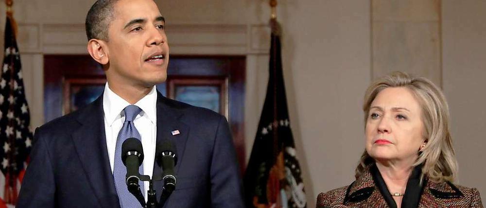 Barack Obama und Hillary Clinton - von seiner härtesten Konkurrentin wurde sie zur Besten in seinem Team.