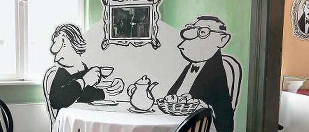 Was würde Vater dazu sagen? Das Foto wurde der Ausstellung „Moooment – Loriot, der Brandenburger in Brandenburg“ im Bürgerhaus Altstadt in Brandenburg/Havel entnommen.