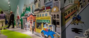 Im Museum gibt es unter anderem einen stilisierten Nachbau von Entenhausen, jener Stadt, die Disney-Zeichner Carl Barks als "Duckburg" schuf...