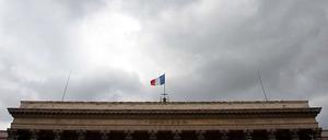 Die Pariser Börse in Paris.