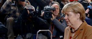 Kanzlerin Angela Merkel setzt sich in Brüssel für eine Kürzung des EU-Budgets ein.
