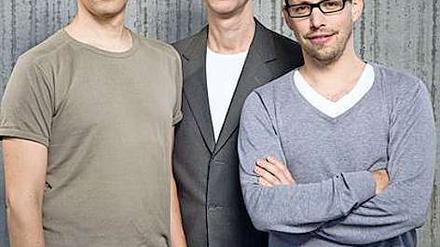 Die drei Babbel-Gründer: v.l. Lorenz Heine (39), Markus Witte (42) und Thomas Holl (37)