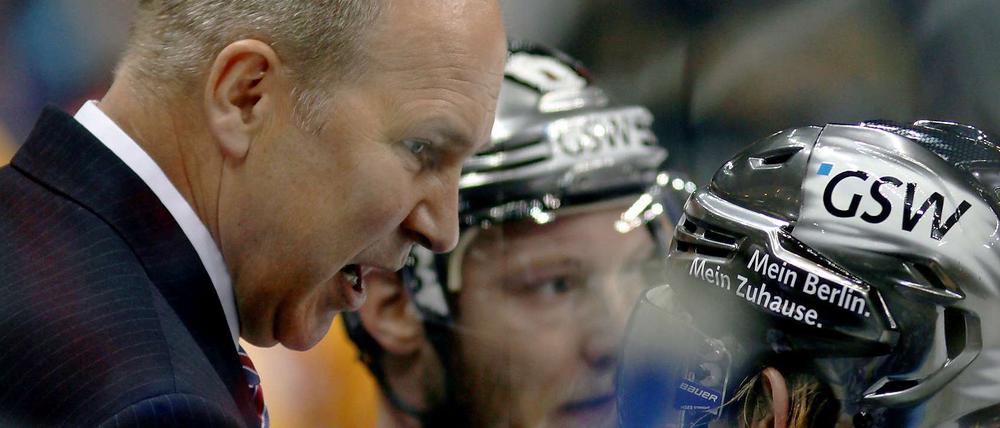 Unzufrieden mit der Leistung seiner Mannschaft: Eisbären-Trainer Don Jackson.