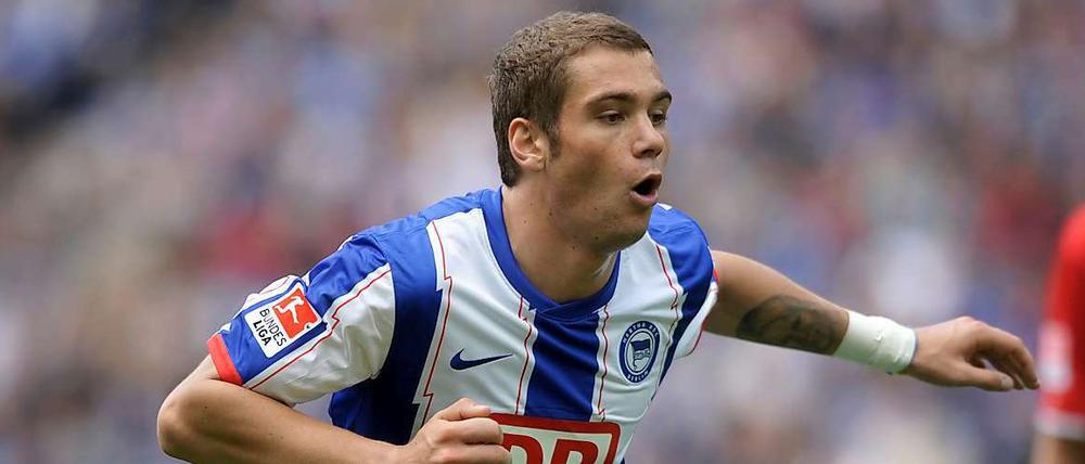 Da staunst Du. Pierre-Michel Lasogga trainiert wieder mit Hertha.