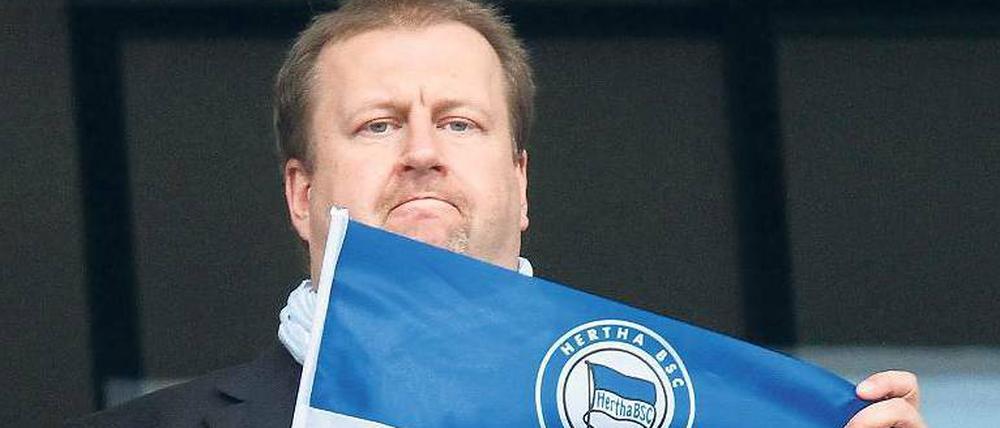 Mann für schlechte Nachrichten. Ingo Schiller verantwortet Herthas Finanzen – und ringt regelmäßig vergeblich um einen ausgeglichenen Hauhalt. 