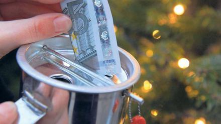 Geld und Glanz. Wer spenden will, sollte sich zuvor gut informieren. 