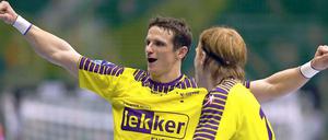 Zwei Garanten des Erfolgs in Magdeburg: Bartlomiej Jaszka (l.) und Börge Lund.