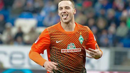 Marko Arnautovic steuerte drei Treffer beim 4:1-Sieg des SV Werder Bremen in Hoffenheim bei.