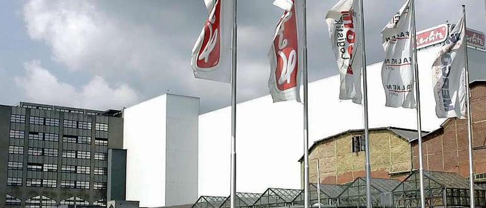 Abzug. Der Stammsitz von Herlitz in Tegel.