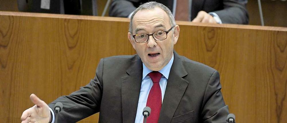 Norbert Walter-Borjans, NRW-Finanzminister, ist Wortführer der SPD im Vermittlungsverfahren. 
