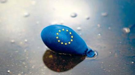 Eine Frage des Volumens. Wenn es nach den Nettozahlern geht, soll der EU-Haushalt gekürzt werden. Foto: Arno Burgi/dpa
