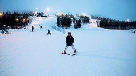 Viel Platz auf der Piste.