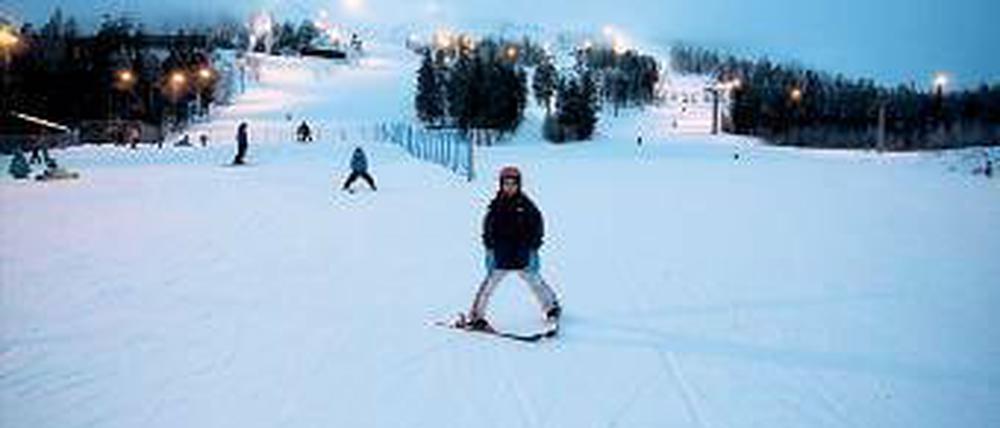 Viel Platz auf der Piste.