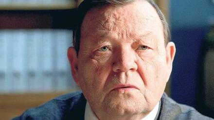 Redebedarf. Seit 1999 spielt Ernst-Georg Schwill den „Tatort“-Assistenten Weber. Foto: RBB