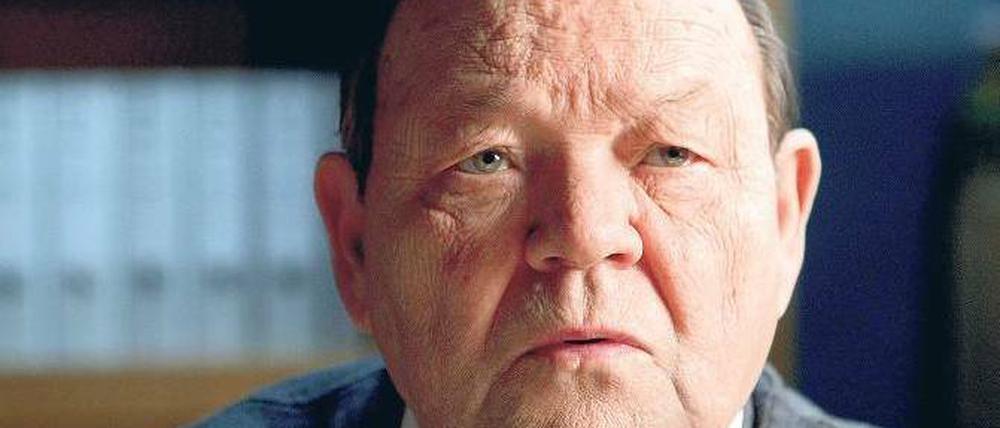 Redebedarf. Seit 1999 spielt Ernst-Georg Schwill den „Tatort“-Assistenten Weber. Foto: RBB