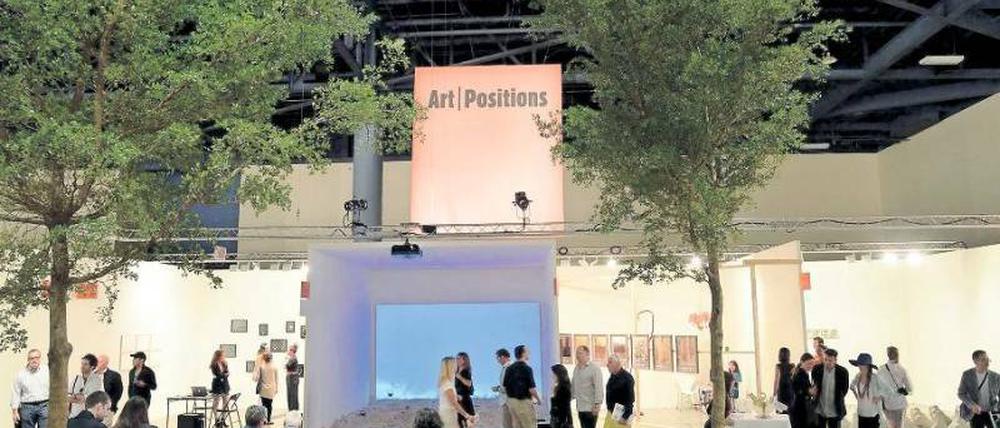 Indoor, outdoor. Die Art Miami Basel ist Treffpunkt für Popstars, Models und Sammler. Foto: Getty Images for Art Basel Miami