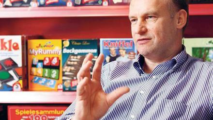 Last Minute. Brettspiele werden meist erst kurz vor Weihnachten gekauft, sagt Axel Kaldenhoven. 