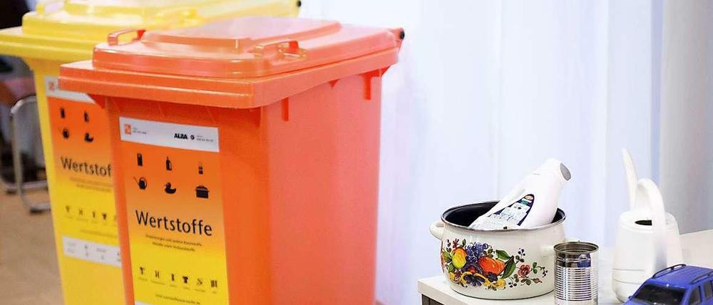 Weg damit. Wertstoffe gehören nicht in den normalen Hausmüll.