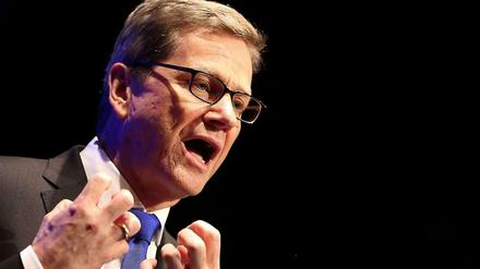 Mit dem nordkoreanischen Botschafter geschimpft: Außenminister Guido Westerwelle (FDP). 