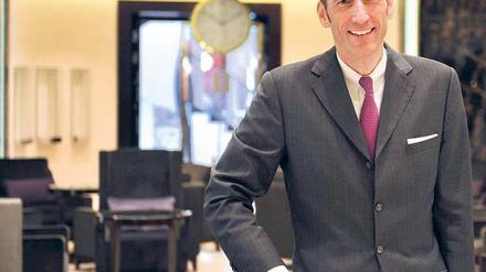 Dienstantritt. Generalmanager Friedrich W. Niemann öffnete kurz mal sein Haus. Spätestens ab Februar soll es in Betrieb sein. 