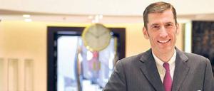 Dienstantritt. Generalmanager Friedrich W. Niemann öffnete kurz mal sein Haus. Spätestens ab Februar soll es in Betrieb sein. 