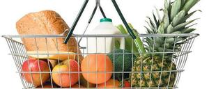 Buntes Angebot bei foodsharing.de: Zehn Quitten, eine Sahne, ein halber Kasten Bier oder vier Gläschen Babynahrung. Eine Landkarte führt zu dem gesuchten Nahrungsmittel. Foto: picture alliance / Cultura RF