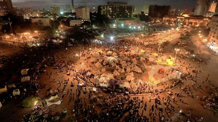 Auf dem Tahrir-Platz haben sich die Gegner von Staatspräsident Mursi versammelt.