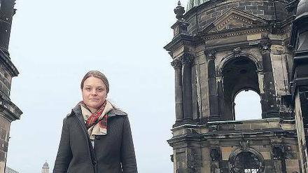 Näher, mein Gott, zu dir. Auch auf dem Dach des Doms sieht Charlotte Hopf an vielen Stellen Restaurierungsbedarf. Nebenbei gibt es wenige Plätze, an denen man so erhaben nah am Himmel ist wie hier. 