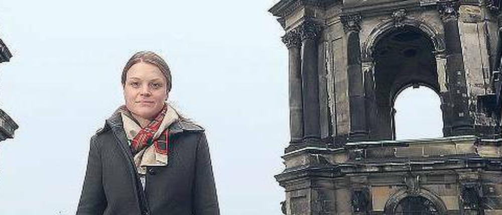 Näher, mein Gott, zu dir. Auch auf dem Dach des Doms sieht Charlotte Hopf an vielen Stellen Restaurierungsbedarf. Nebenbei gibt es wenige Plätze, an denen man so erhaben nah am Himmel ist wie hier.