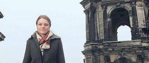 Näher, mein Gott, zu dir. Auch auf dem Dach des Doms sieht Charlotte Hopf an vielen Stellen Restaurierungsbedarf. Nebenbei gibt es wenige Plätze, an denen man so erhaben nah am Himmel ist wie hier. 