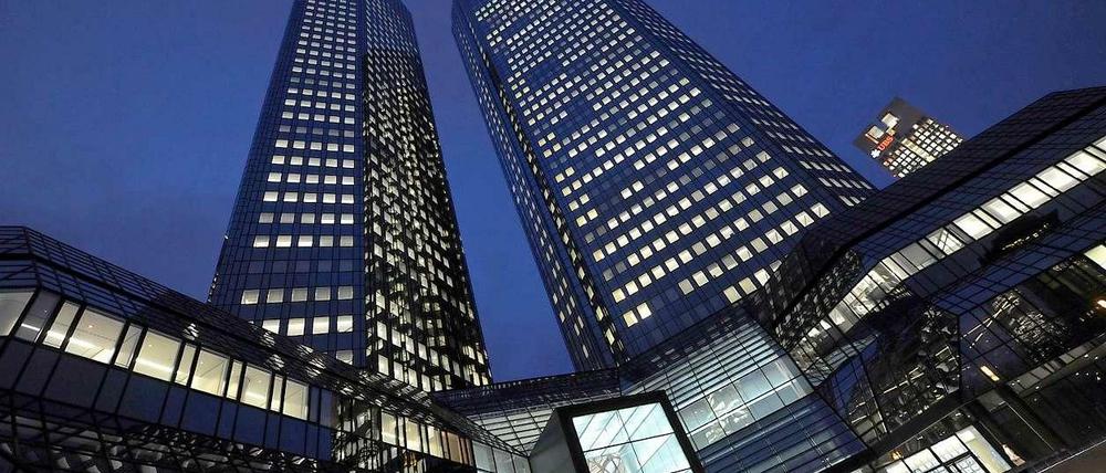 Zentrale der Deutschen Bank in Frankfurt am Main.