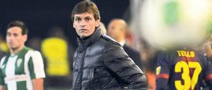 Katalane durch und durch. Schon als Jugendlicher spielte Tito Vilanova gemeinsam mit seinem Vorgänger Guardiola in Barcelona. Foto: AFP