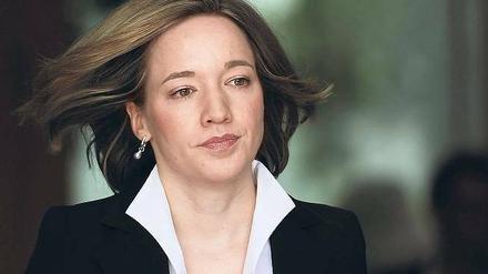 Eigenwillig. Bundesfamilienministerin Kristina Schröder sorgt immer wieder für Schlagzeilen – nicht alle gefallen ihren Parteifreunden. Foto: Hannibal Hanschke/dpa