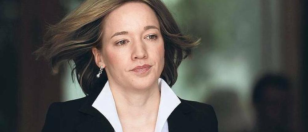 Eigenwillig. Bundesfamilienministerin Kristina Schröder sorgt immer wieder für Schlagzeilen – nicht alle gefallen ihren Parteifreunden. Foto: Hannibal Hanschke/dpa