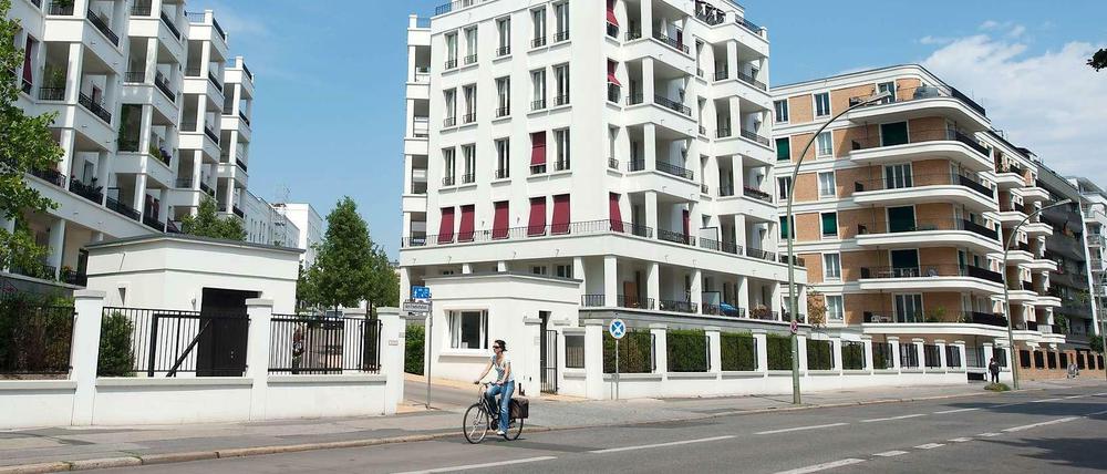 Hochpreisige Wohnungen im Berliner Stadtteil Prenzlauer Berg.