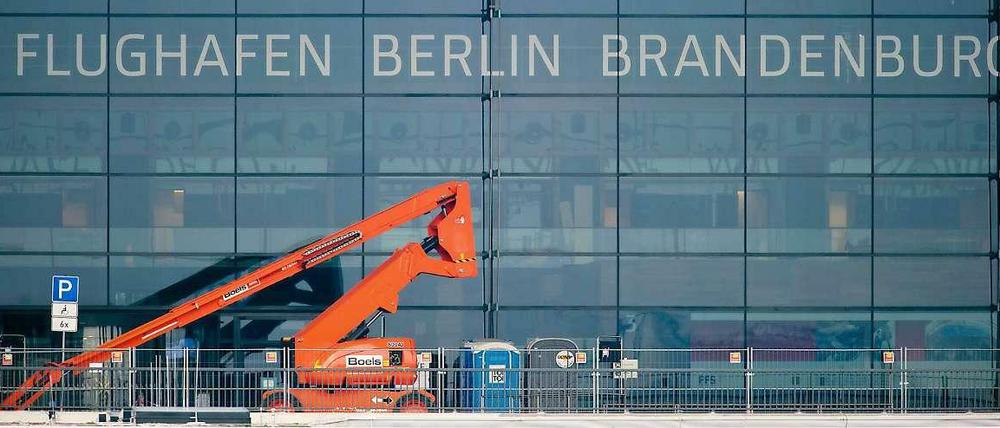 Wann wird hier geflogen? Berlins künftiger Airport BER.