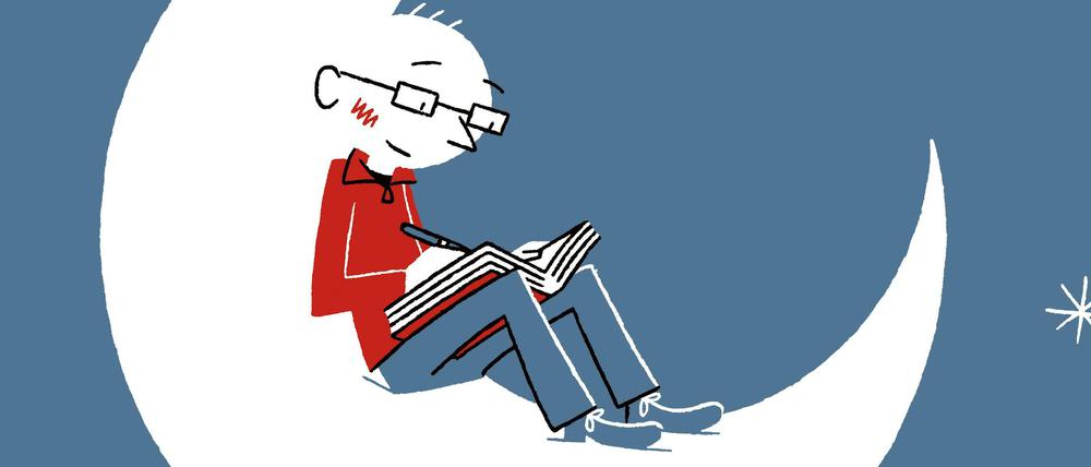 Der Comic-Poet: Ulf K. im Selbstporträt.